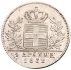 Otto. (1833-1862). Silver Drachma, 1832 - 2