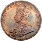 George V, (1865-1935). Restrike Silver Proof Rupee, 1911C