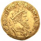 Italian States: Naples. Charles V of Spain, 1516-1554. Gold Doppia, undated (1542)