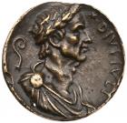 Renaissance. The Dictator and Consul Julius Caesar (100-44 BC). Uniface Cast Bronze Medal, after the Antique, 16th Century