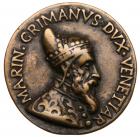 Renaissance. Marino Grimani, (1532-1595-1605). Copper Portrait Medal, 1595