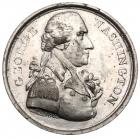 George Washington (1732-1799). White Metal Medal, 1789