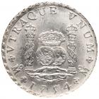 Ferdiand VI. (1713-1759) Silver 8 Reales, 1754/3-Mo MF