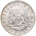 Ferdinand VI, (1713-1759) Silver 8 Reales, 1754-Mo MF