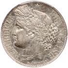 Silver Franc, 1849-BB