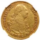 Charles IV, (1748-1819). Gold 2 Escudos, 1796/4-MF (Madrid)