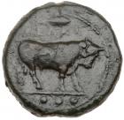 Sicily, Gela. AE Tetras (3.79 g), ca. 420-405 BC - 2