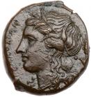 Sicily, Syracuse. Hiketas II. AE (9.13 g), 287-278 BC