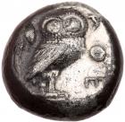 Attica, Athens. Silver Tetradrachm (16.87 g), ca. 500/490-485/0 BC - 2