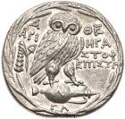 Attica, Athens. Silver Tetradrachm (16.83 g), ca. 165-42 BC - 2