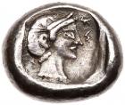 Caria, Knidos. Silver Drachm (6.09 g), ca. 520-495 BC