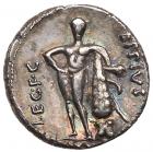 Q. Caecilius Metellus Pius Scipio and Eppius. Silver Denarius (3.76 g), 47-46 BC - 2