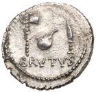 Brutus. Silver Denarius (3.64 g), 42 BC