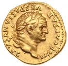 Vespasian. Gold Aureus (7.28 g), AD 69-79