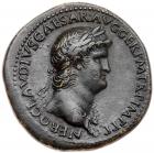 Nero. AE Sestertius (28.94 g), AD 54-68