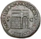 Nero. AE Sestertius (29.34 g), AD 54-68 - 2