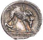 C. Hosidius C.F. Geta. Silver Denarius (4.01 g), 64 BC - 2