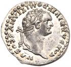 Domitian. Silver Denarius (3.45 g), as Caesar, AD 69-81