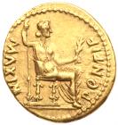 Tiberius. Gold Aureus (7.73 g), AD 14-37 - 2