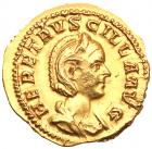 Herennia Etruscilla. Gold Aureus (4.56 g), Augusta, AD 249-251