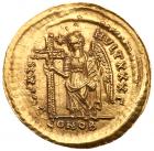 Theodosius II. Gold Solidus (4.46 g), AD 402-450 - 2