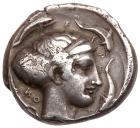 Sicily, Syracuse. Second Democracy. Silver Tetradrachm (17.35 g), 466-405 BC - 2