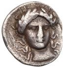 Akarnania, Leukas. Silver Drachm (2.09 g), ca. 380-350 BC