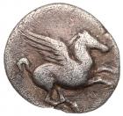 Akarnania, Leukas. Silver Drachm (2.09 g), ca. 380-350 BC - 2