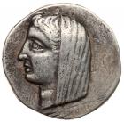 Islands off Caria, Kos. Silver Didrachm (6.55 g), ca. 345-340 NC - 2