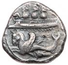 Phoenicia, Byblos. 'Ozba'al. Silver Shekel (13.15 g), ca. 400-365 BC