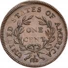 1797 S-120a R3 Reverse of 1795, Plain Edge PCGS graded AU58, CAC Approved - 2