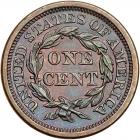 1855 N-10 R1 Italic 55 PCGS graded MS65 Brown - 2