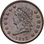 1812 S-290 R1 Small Date PCGS graded MS63+ Brown