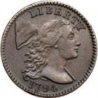 1794 S-70 R2 Head of 1795 with Repunched 17 VF20