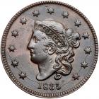 1835 N-3 R3 Head of 1834 VF30