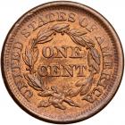 1857 N-4 R1 Small Date PCGS graded MS64 Red & Brown, CAC Approved - 2