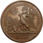 Medal. Bronze. By T. Ivanov. 47 mm. Establishment of the Colleges, 1717. - 2