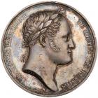 Medal. Silver. By B. Andrieu. 40 mm. 37.11 gm. On the Sojourn of Emperor Alexander I in Paris, 1814.