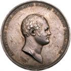 Medal. Silver. 61.41 gm. By C. Leberecht. 55 mm. Gift of Privileges to the University of Abo, 1811.