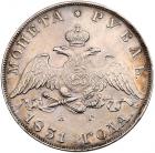 Rouble 1831 C??-H?. Numeral 2 open.