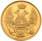 3 Roubles -- 20 Zlotych 1835 C??-??. GOLD.