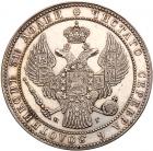 1 1/2 Roubles - 10 Zlotych 1835 H?. One berry behind fourth laurel bud.