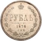 Rouble 1876 C??-HI. - 2