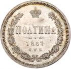 Poltina 1867 C??-HI. - 2