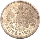 Rouble 1909 ??. - 2