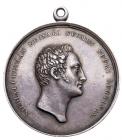 Large Neck Award Medal from the Finnish Agricultural Society. ND. Silver. 44 mm.