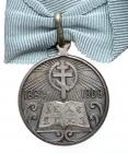 Award Medal for the 25th Anniversary of Parish Schools, 1909. Silver. 28 mm. - 2