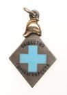 Blue Cross Society. Gold, silver and light blue enamel.