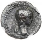 Claudius, with Nero, as Caesar. Silver Denarius (2.85 g), AD 41-54