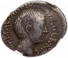 Octavian. Silver Denarius (3.61 g), 36 BC